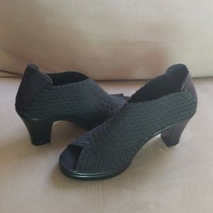 Bernie Mev Peep Toe Heels